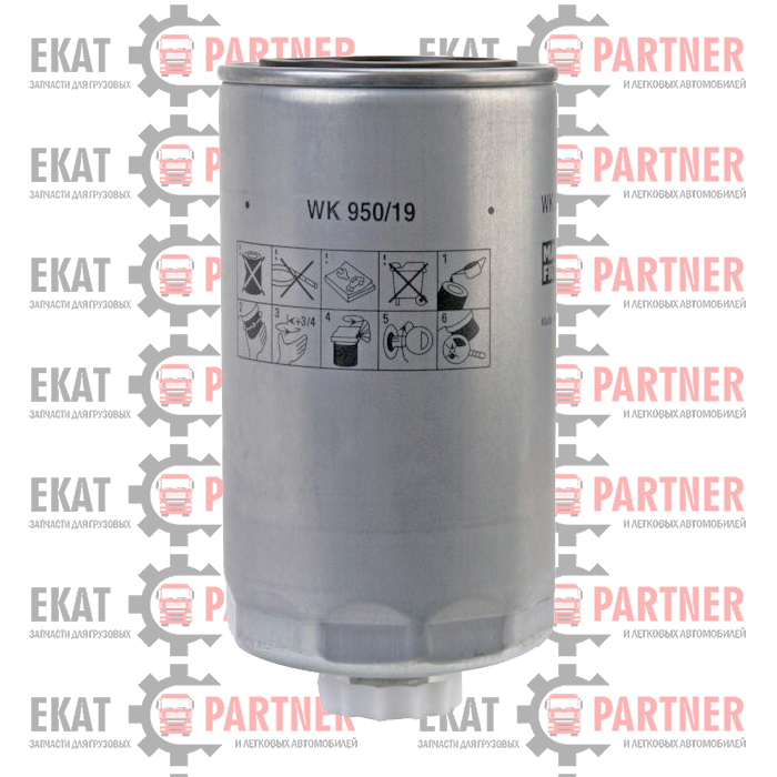 Фильтр топливный грубой очистки H196 D96 d62/72 M16x1.5 IVECO Stralis, Eurotrakker WK950/19