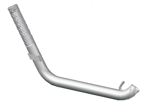 Труба глушителя приемная IVECO Eurotech/Cursor/Stralis 060.409